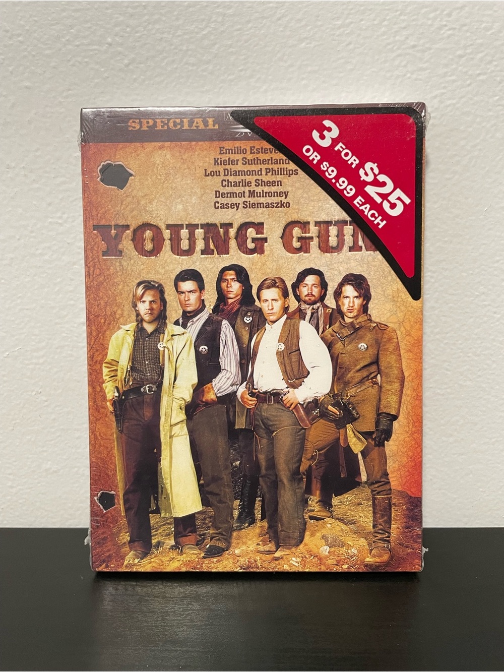 Young Guns DVD NEW SEALED Emilio Estevez Special Edition Movie Western 1988